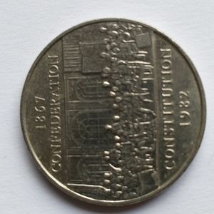 1982 Silver Canadian dollar